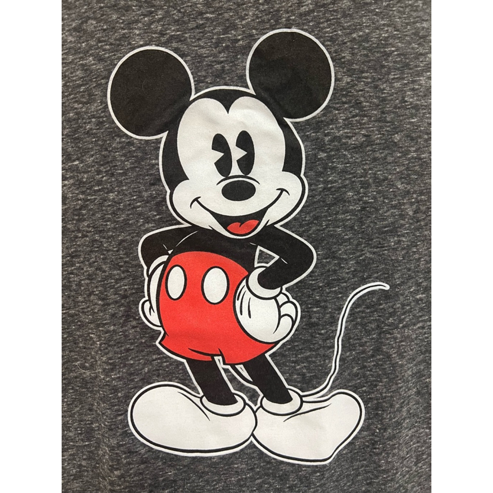 Disney Mickey Mouse Tank Top Womens Size Large Dark Heather Gray EUC - Picture 2 of 5